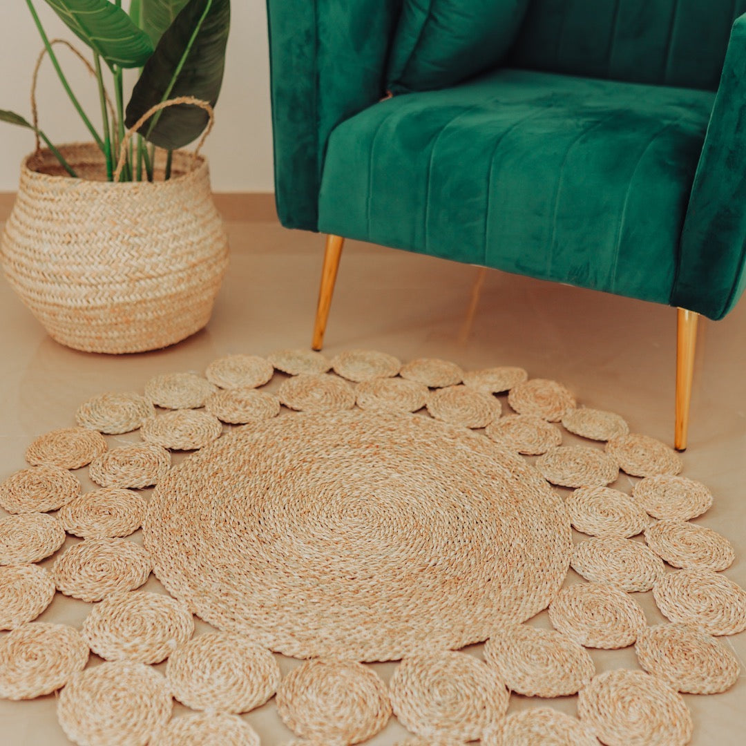 Sun flower rug