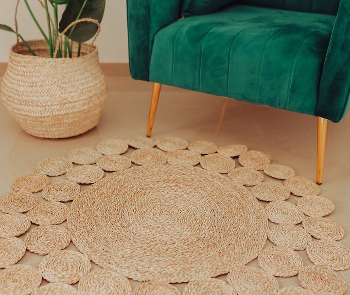 Sun flower rug