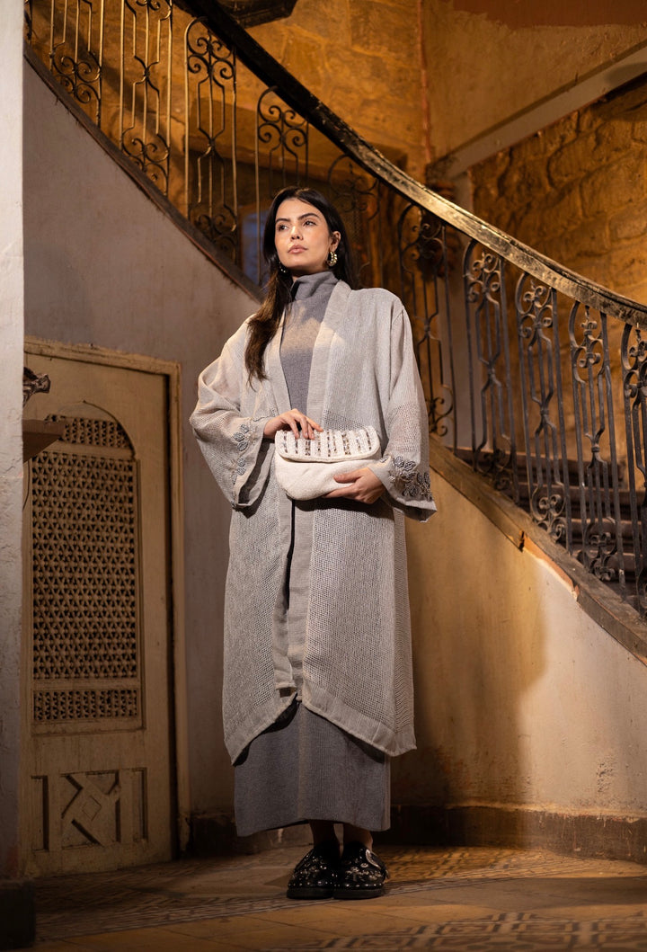 White crystal clutch