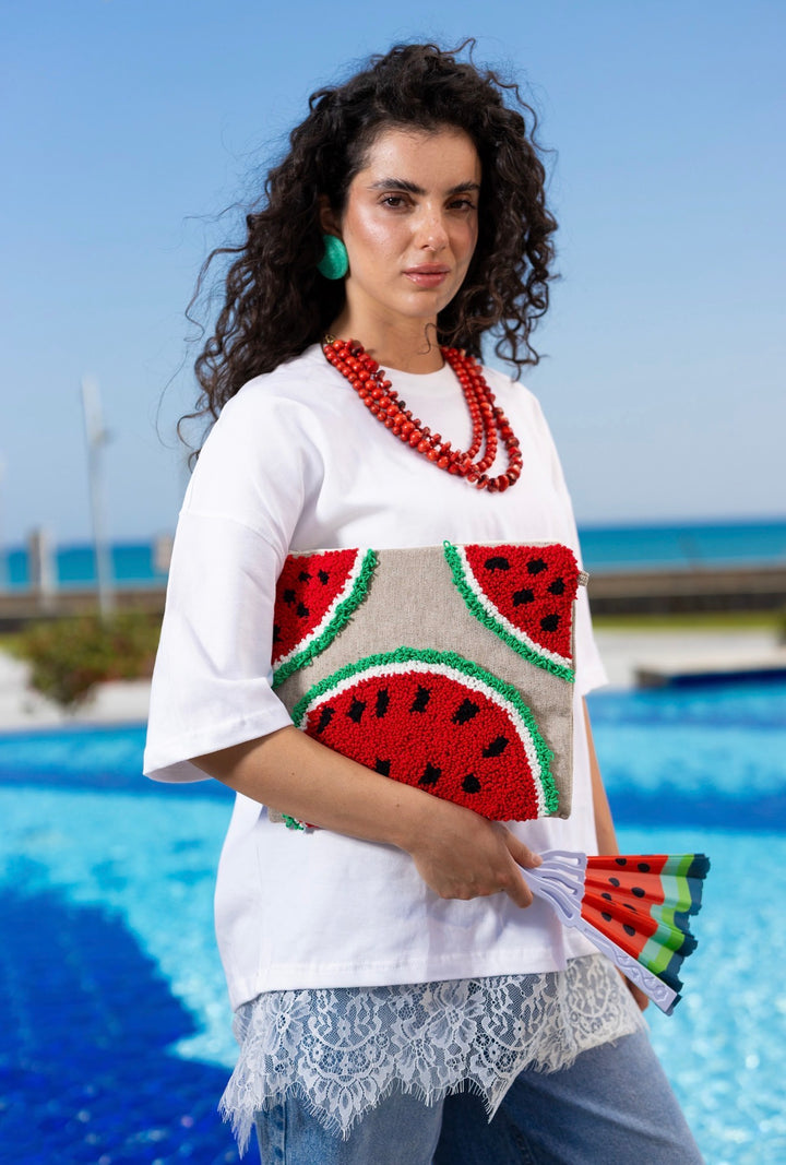 Watermelon Punch Clutch