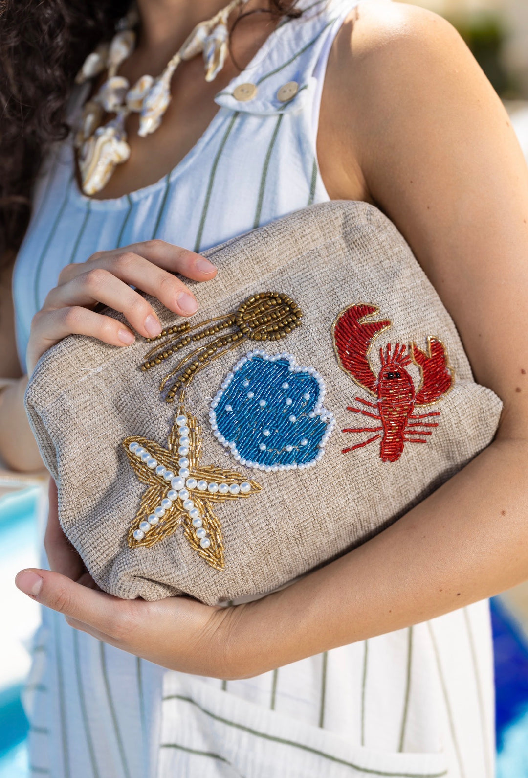 Seaside Treasures clutch