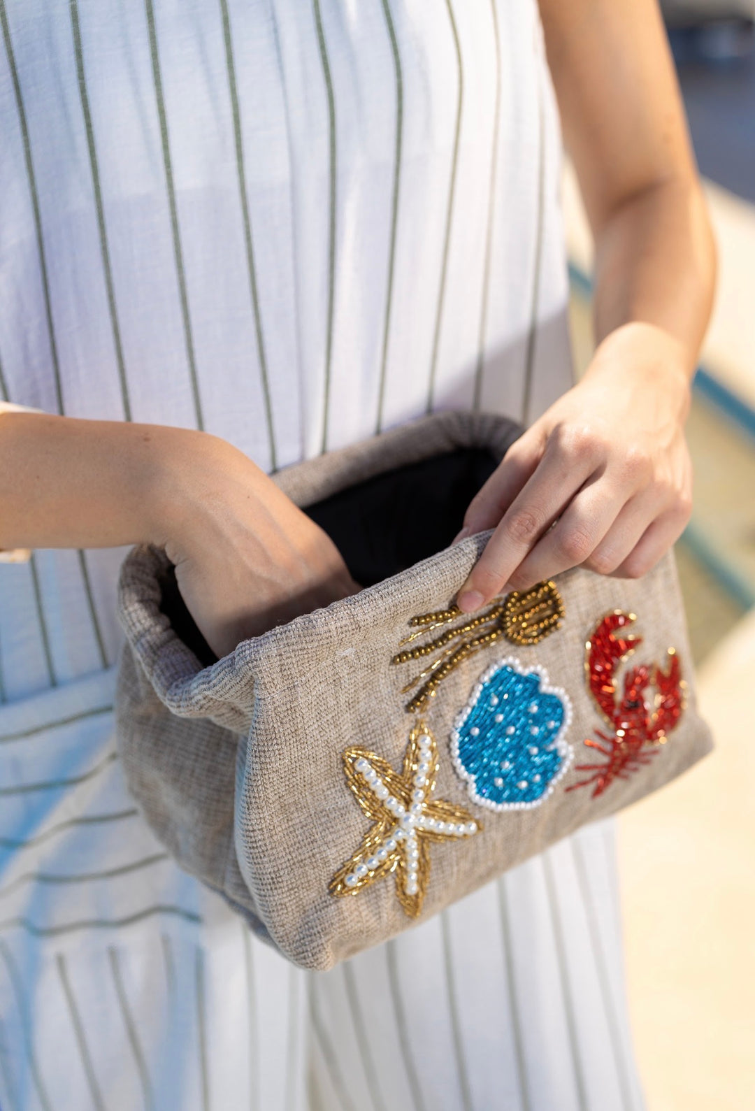 Seaside Treasures clutch