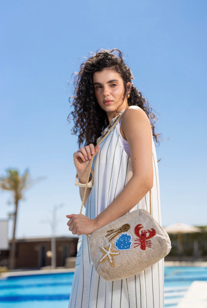Seaside Treasures clutch