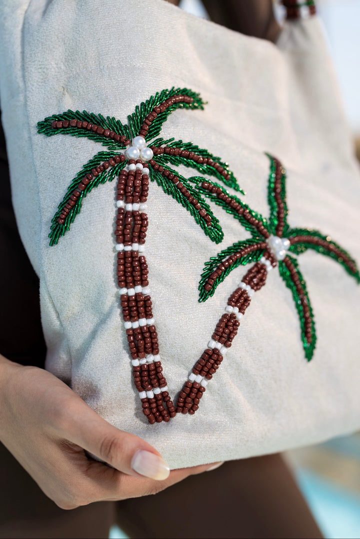 Palm Oasis Hobo Bag