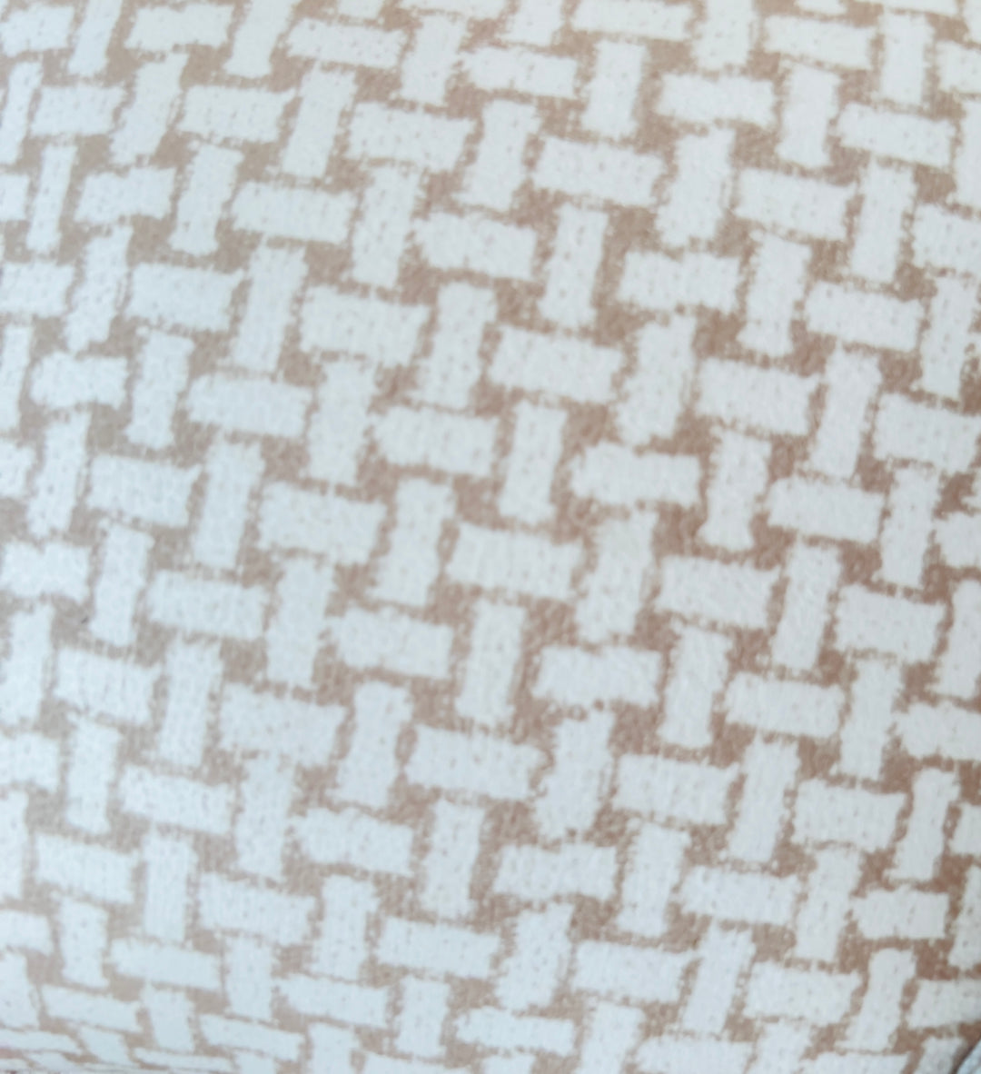 soft cozy pillow in beige