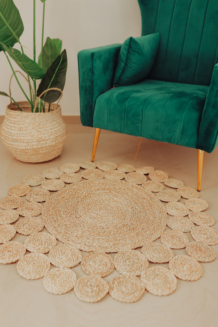 Sun flower rug