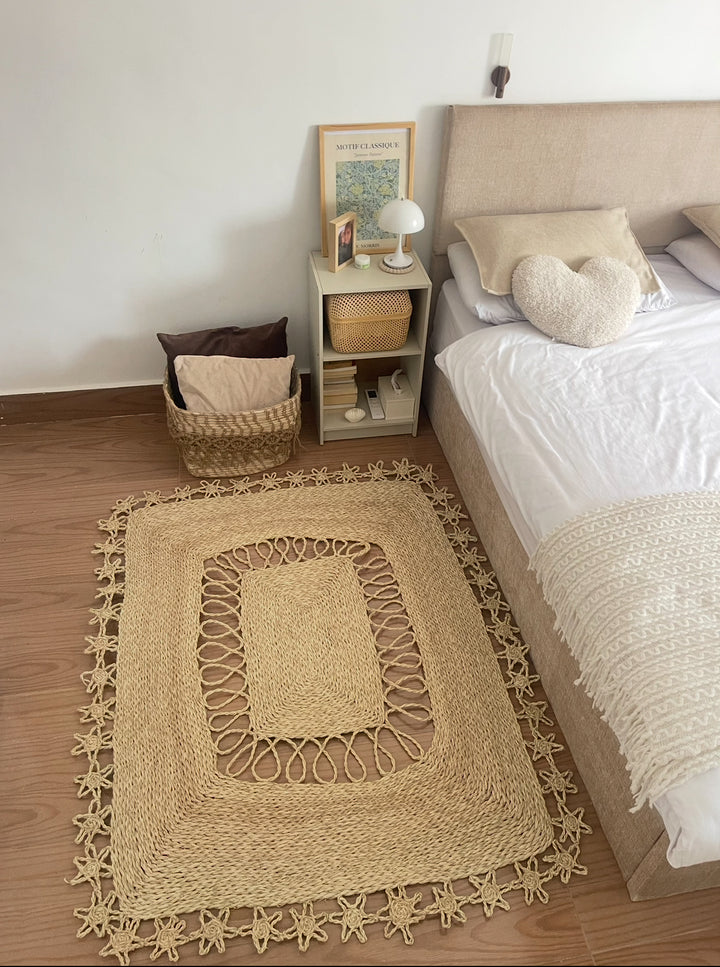 Rectangle wicker mat