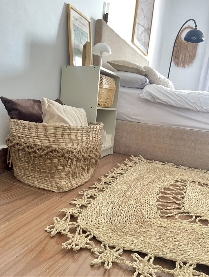 Rectangle wicker mat