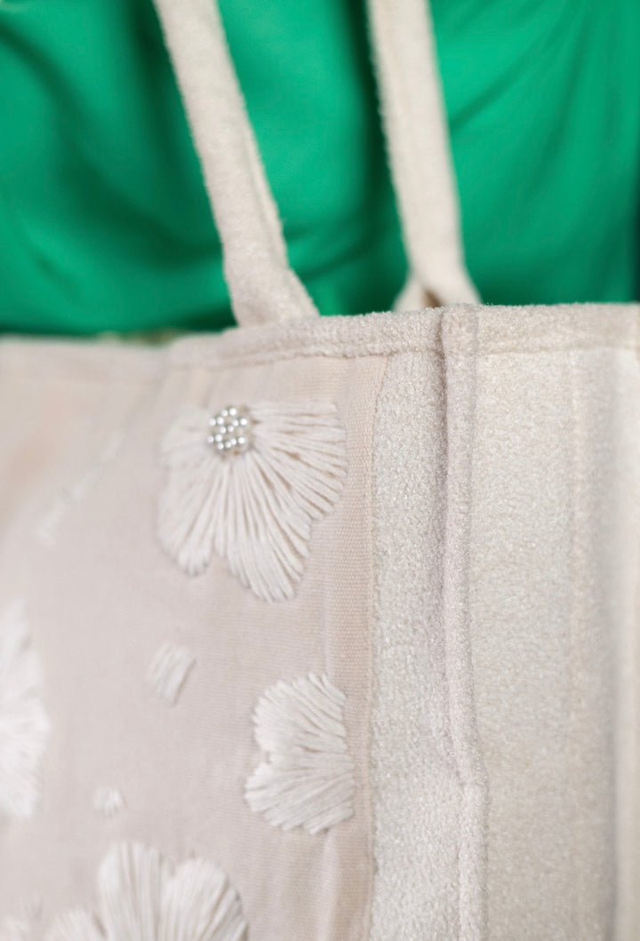 Ivory Bloom Tote