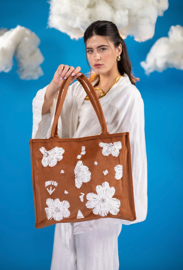 Flora Handcrafted tote
