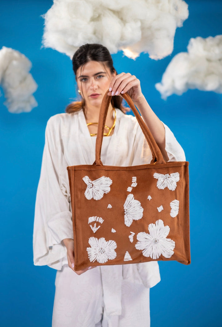 Flora Handcrafted tote