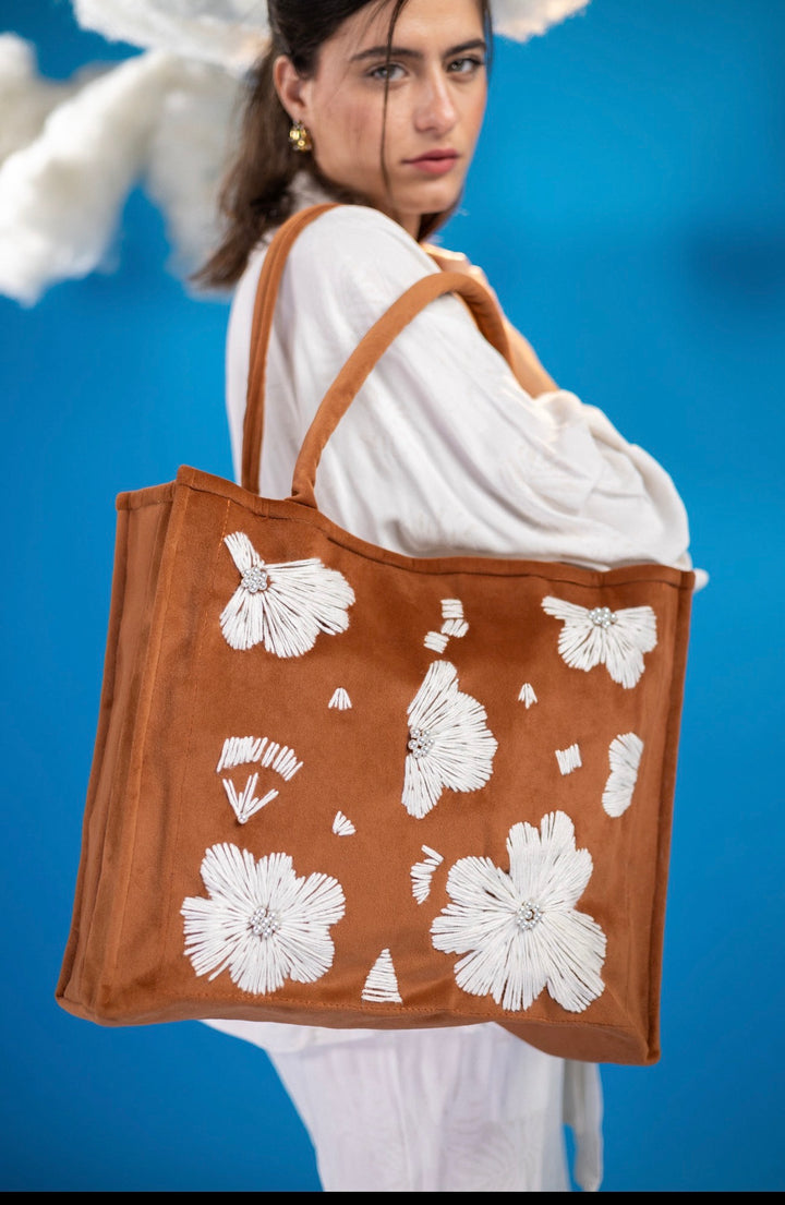 Flora Handcrafted tote