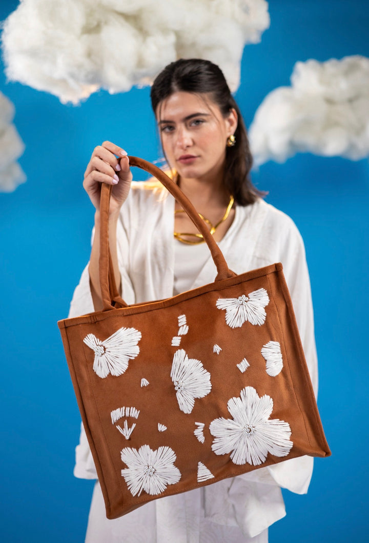 Flora Handcrafted tote