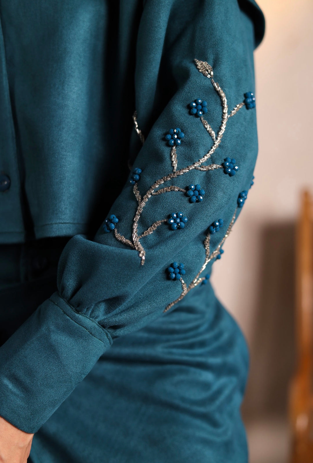Teal suit
