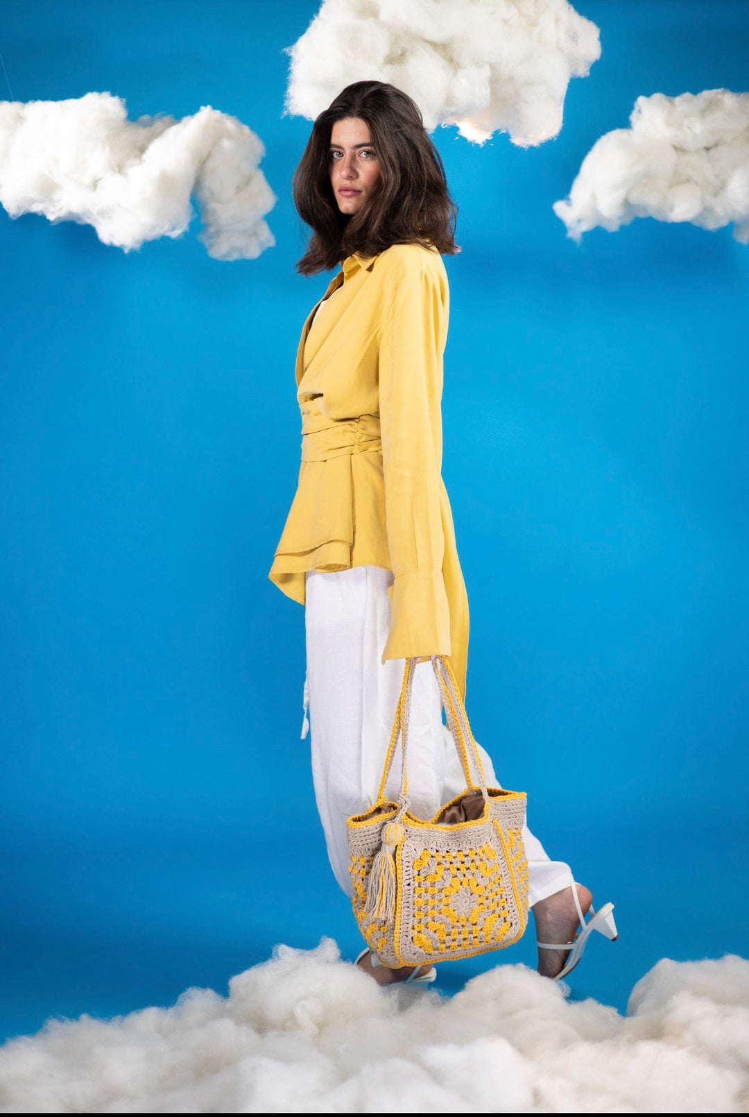 Sunbeam crochet bag