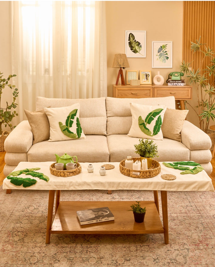 Banana leaves set
