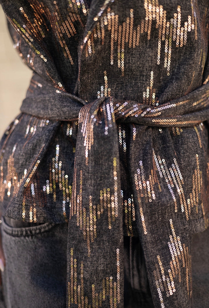 Luxe Noir Wrap