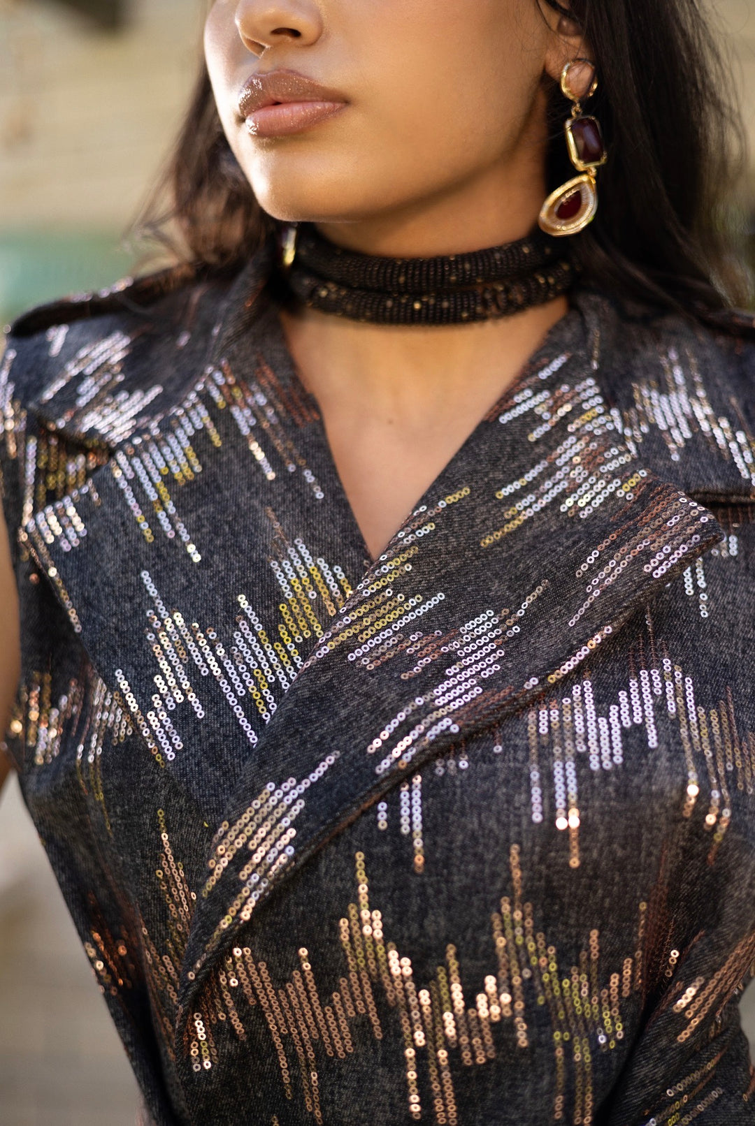 Luxe Noir Wrap