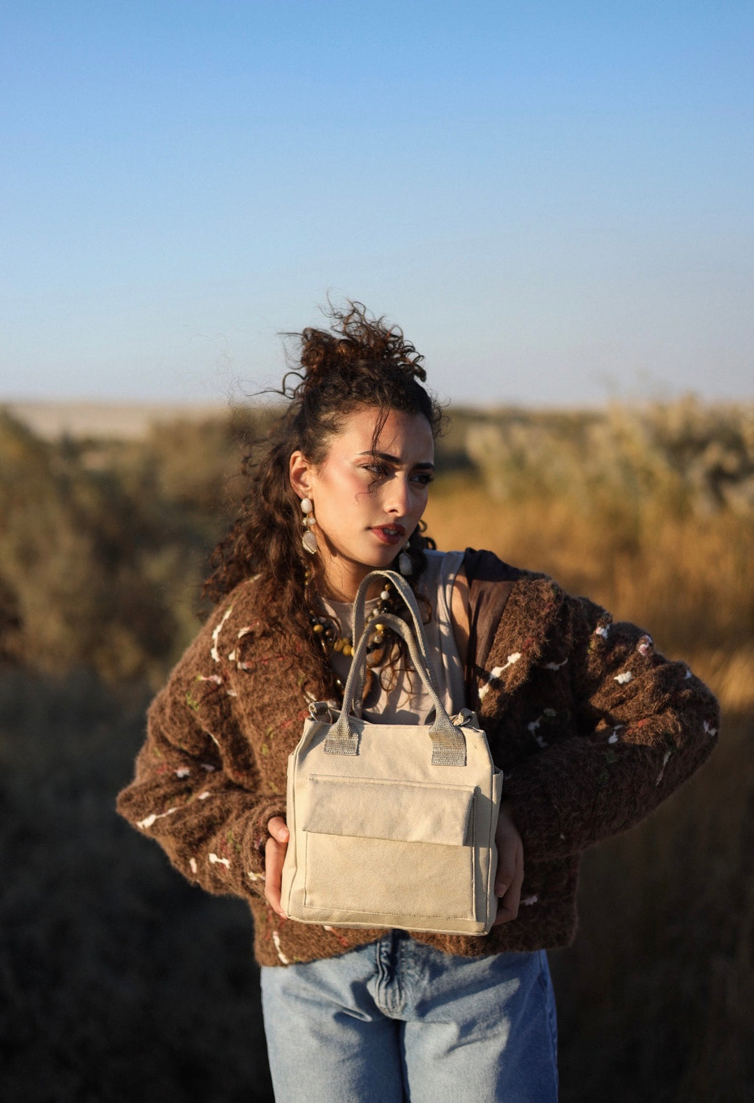 The Minimalist beige Tote