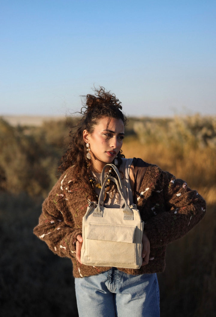 The Minimalist beige Tote
