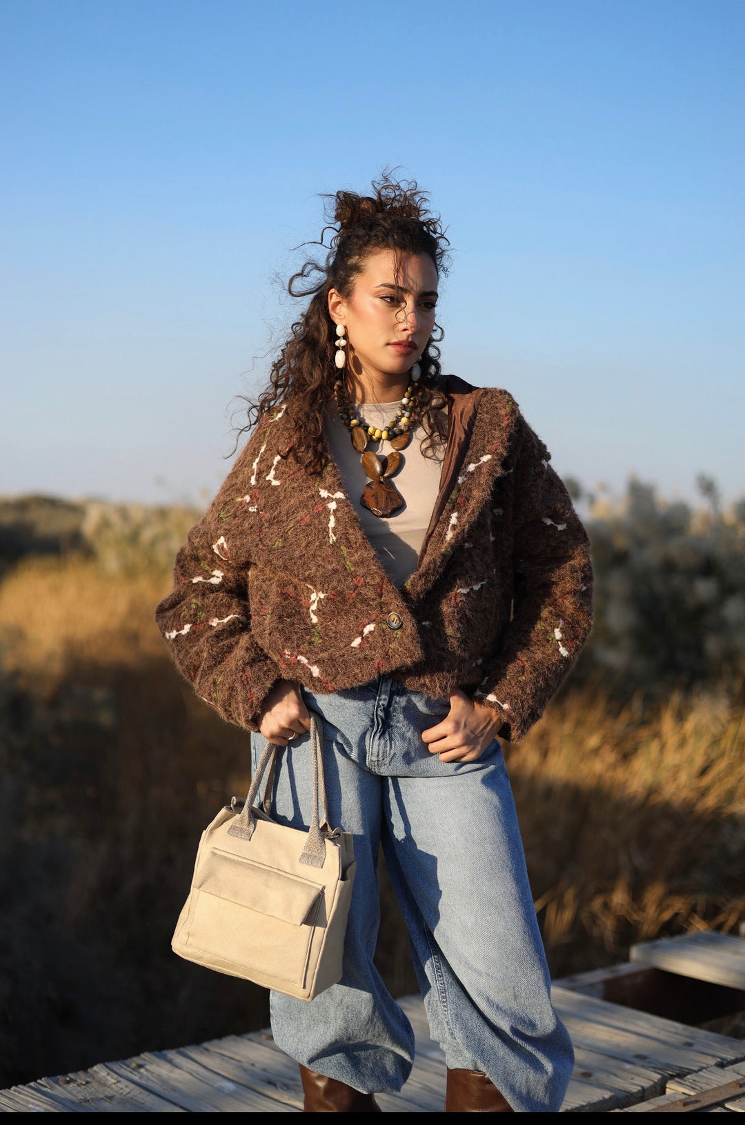 The Minimalist beige Tote