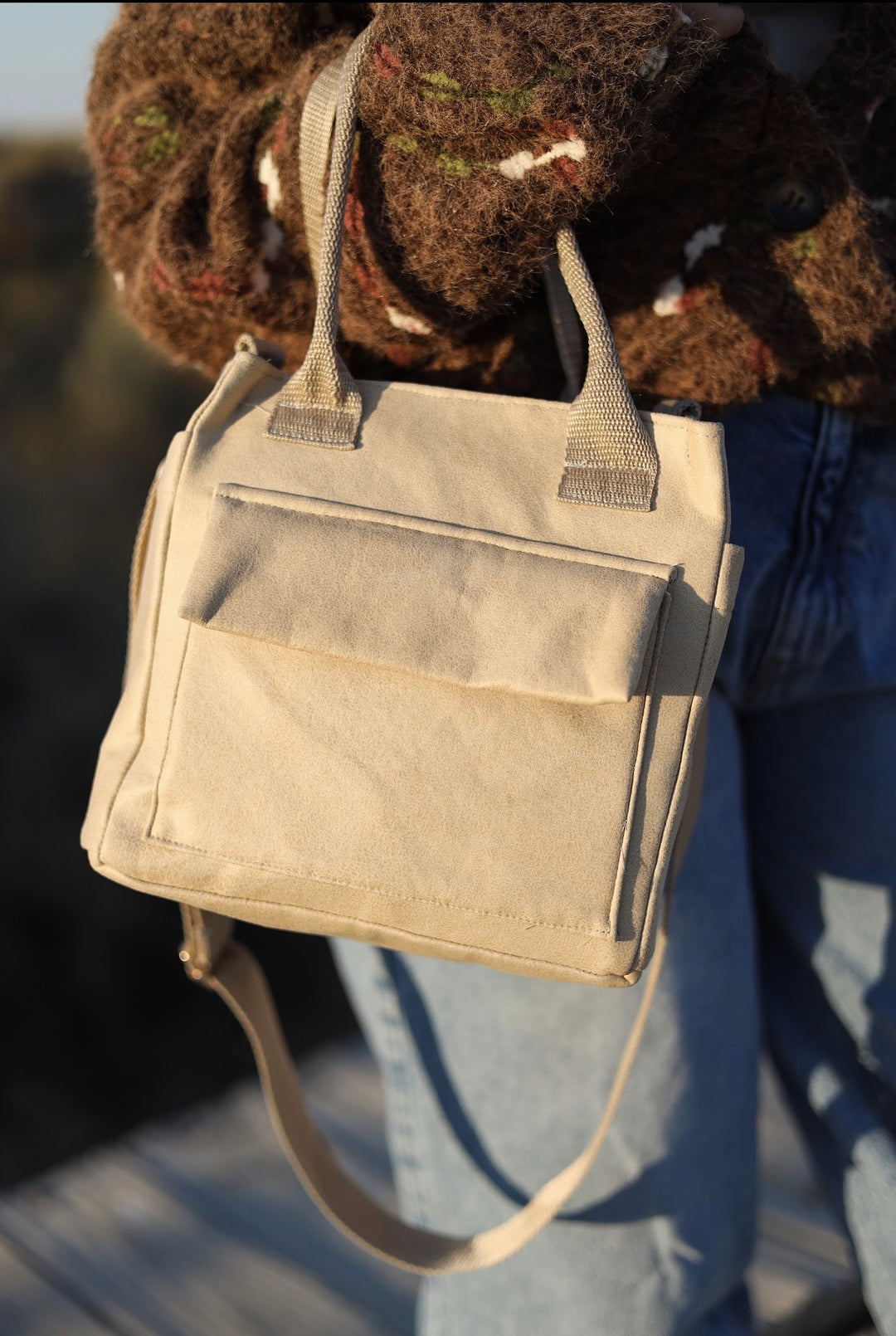 The Minimalist beige Tote