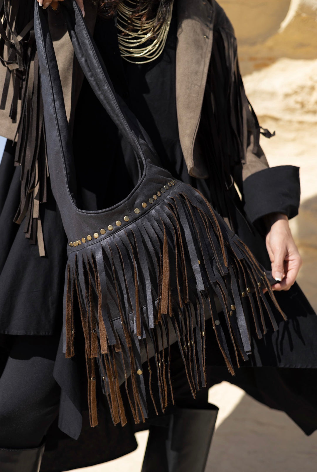 Dune Fringe Bag