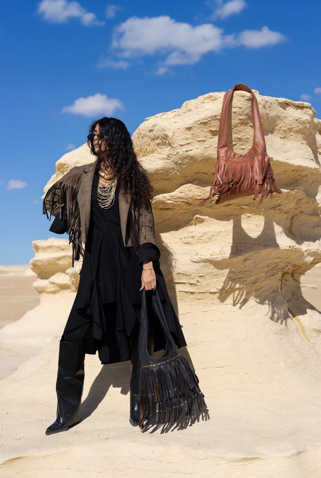 Dune Fringe Bag