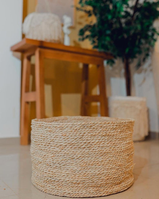 Braided Wicker Basket