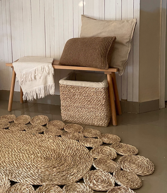 A Basket Made of Braided Wicker